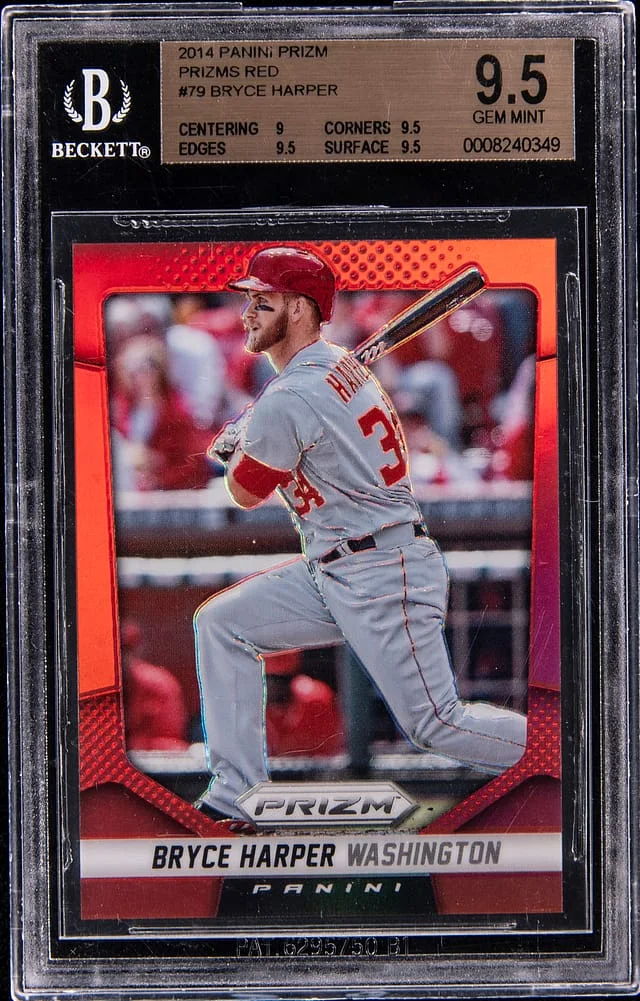 2014 Panini Prizm Bryce Harper Red Prizm #79 card image