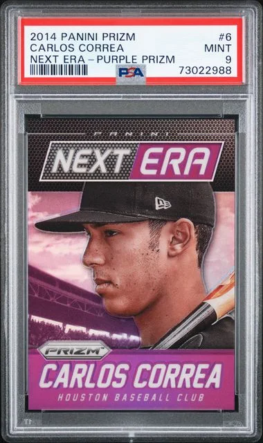 2014 Panini Prizm Carlos Correa Next Era Purple Prizm #6 card image