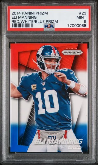 2014 Panini Prizm Eli Manning #23 card image