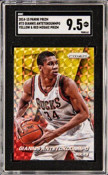 2014 Panini Prizm Giannis Antetokounmpo #73 card image
