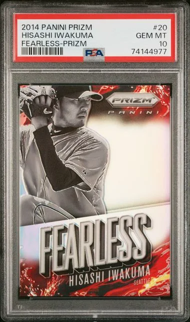 2014 Panini Prizm Hisashi Iwakuma Fearless Silver Prizm #20 card image