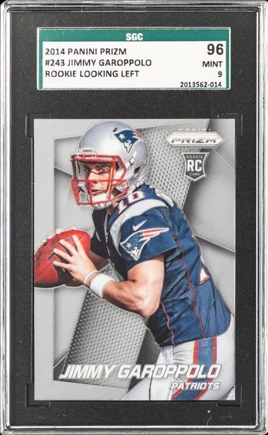 2014 Panini Prizm Jimmy Garoppolo Looking Left #243 card image
