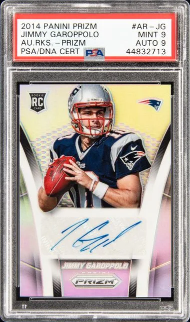 2014 Panini Prizm Jimmy Garoppolo Autograph Rookies Prizm #ARJG card image