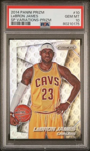 2014 Panini Prizm LeBron James SP Variations Prizm #10 card image
