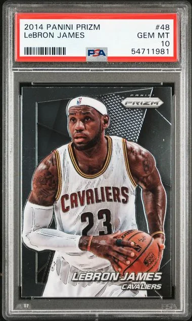 2014 Panini Prizm LeBron James #48 card image