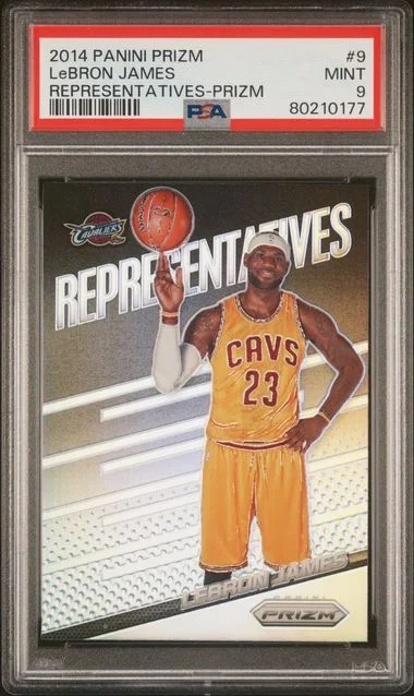 2014 Panini Prizm LeBron James Representatives Prizm #9 card image