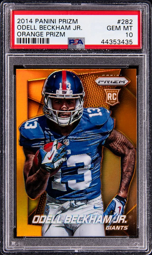 2014 Panini Prizm Odell Beckham Jr. Orange #282 card image