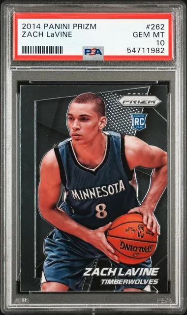 2014 Panini Prizm Zach Lavine #262 card image