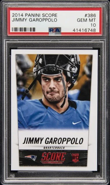 2014 Panini Score Jimmy Garoppolo #386 card image