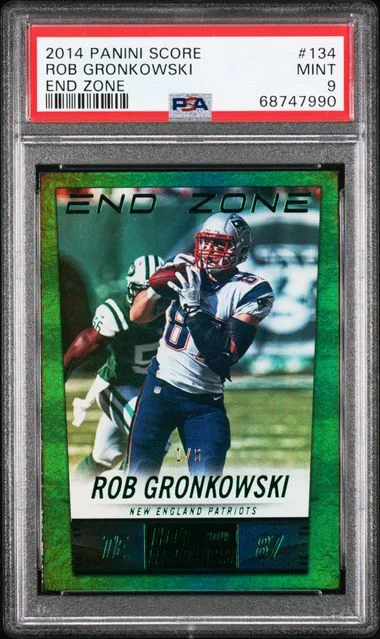 2014 Panini Score Rob Gronkowski End Zone #134 card image
