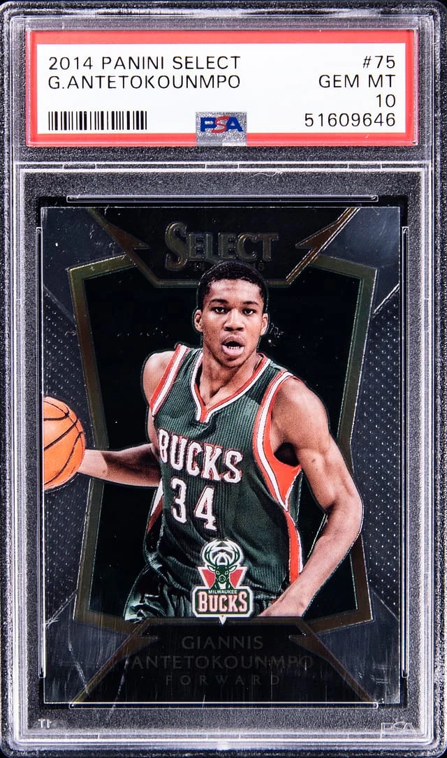 2014 Panini Select Giannis Antetokounmpo #75 card image