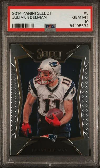 2014 Panini Select Julian Edelman #5 card image