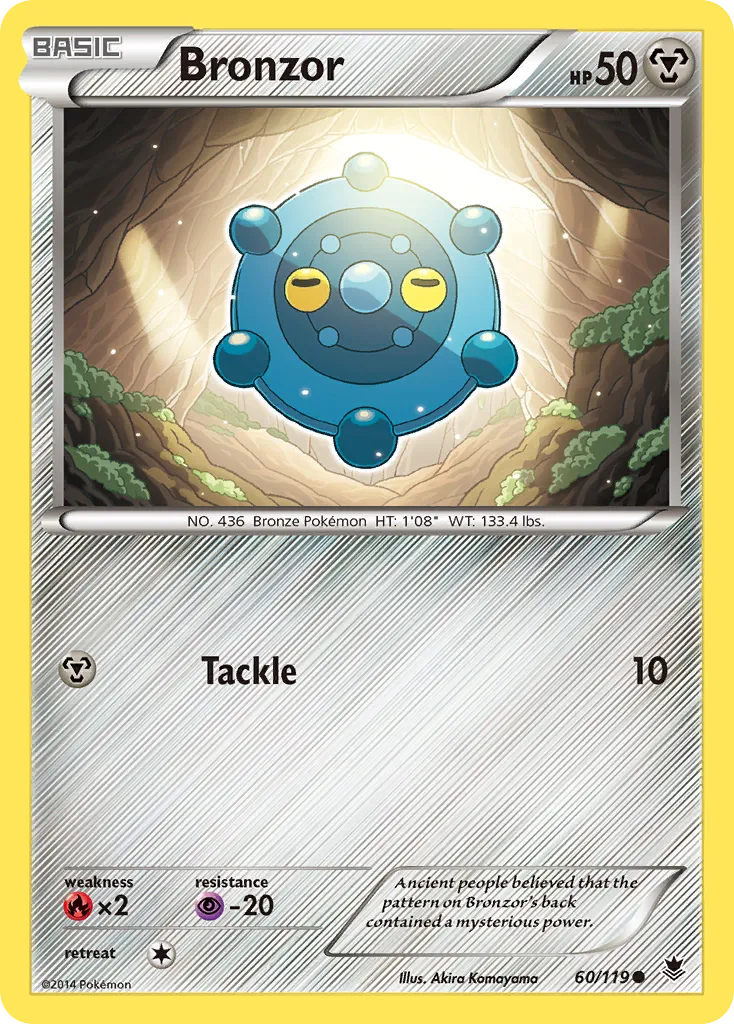 2014 Phantom Forces Bronzor Common #060/119 Common card image