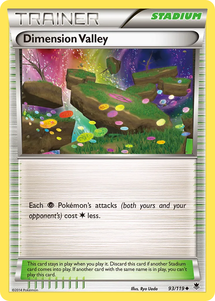 2014 Phantom Forces Dimension Valley Uncommon #093/119 Uncommon card image