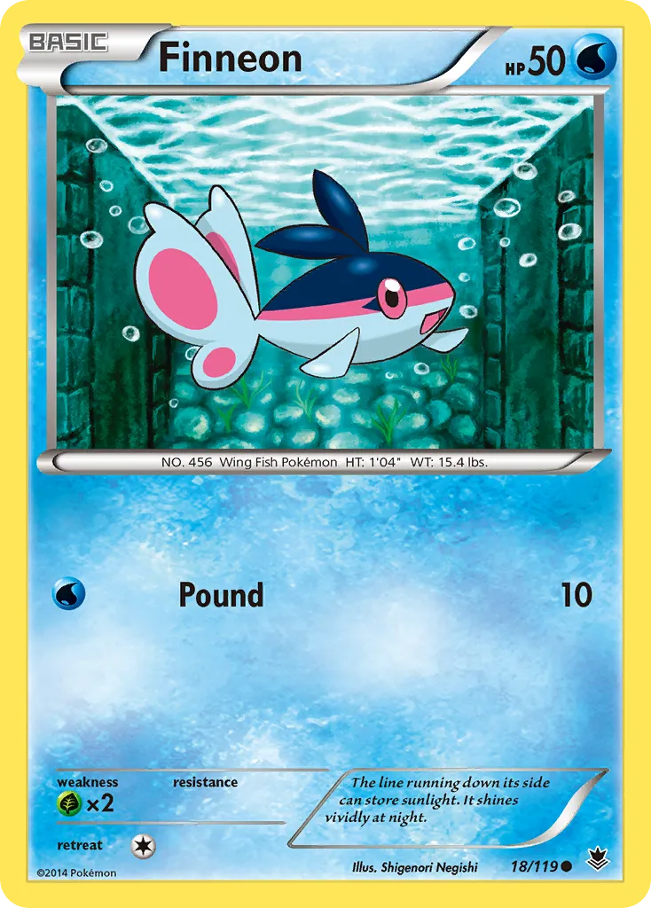 2014 Phantom Forces Finneon Common #018/119 Common card image
