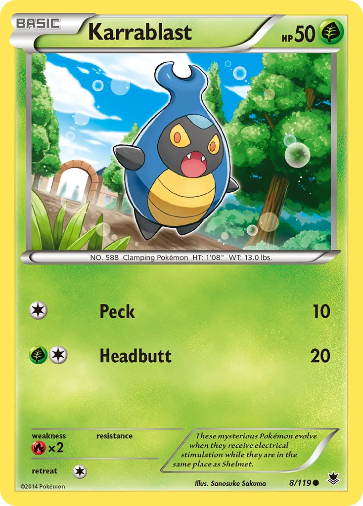 2014 Phantom Forces Karrablast Common #008/119 Common card image
