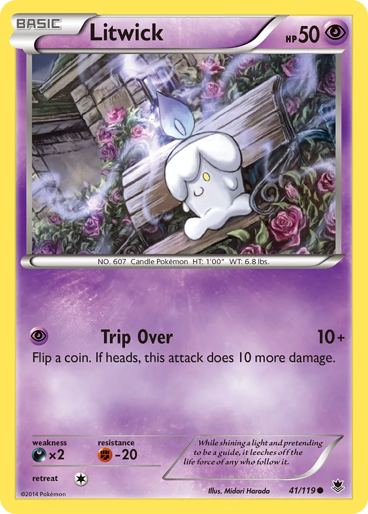 2014 Phantom Forces Litwick Common #041/119 Common card image