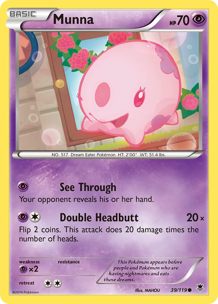 2014 Phantom Forces Munna Common #039/119 Common card image