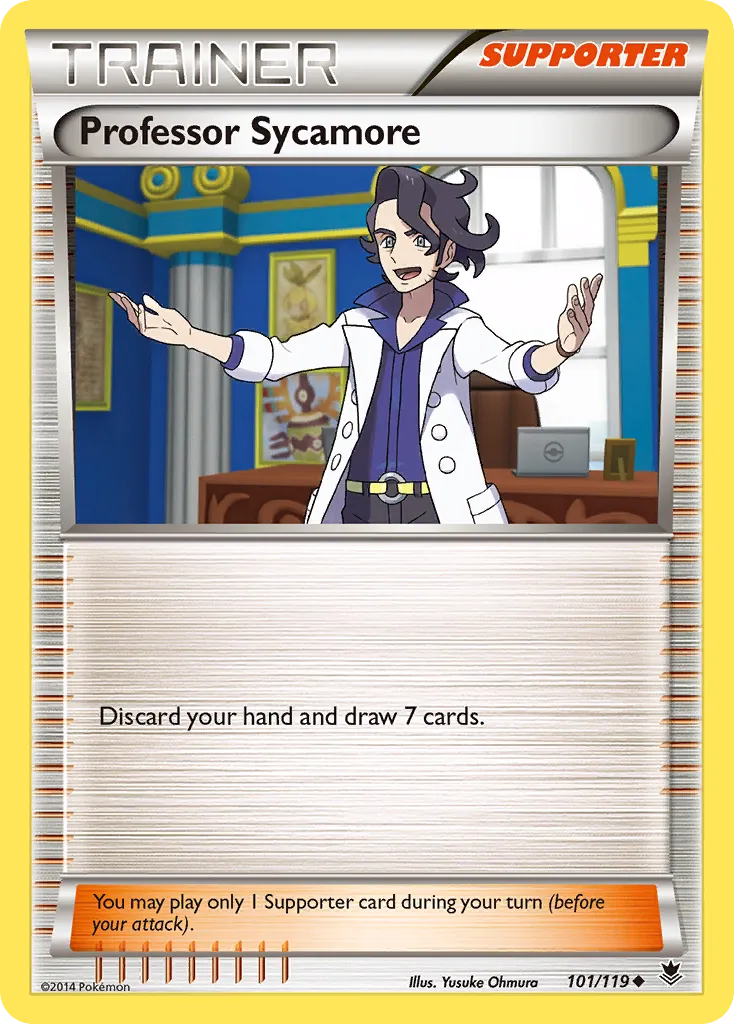 2014 Phantom Forces Professor Sycamore Uncommon #101/119 Uncommon card image