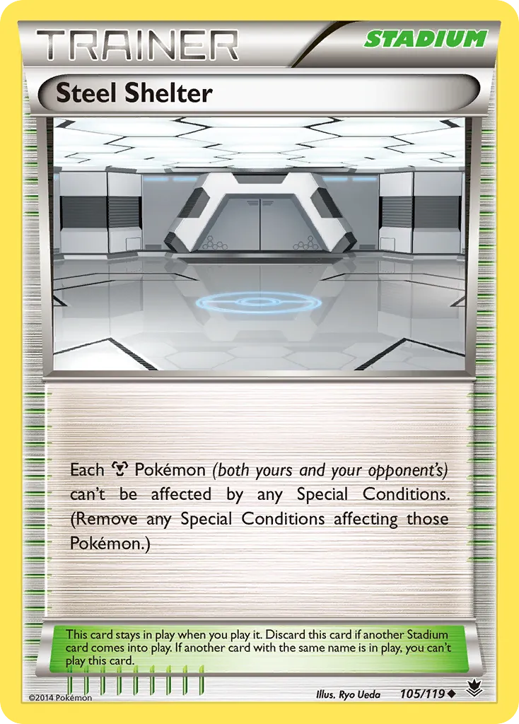 2014 Phantom Forces Steel Shelter #105/119 Uncommon card image