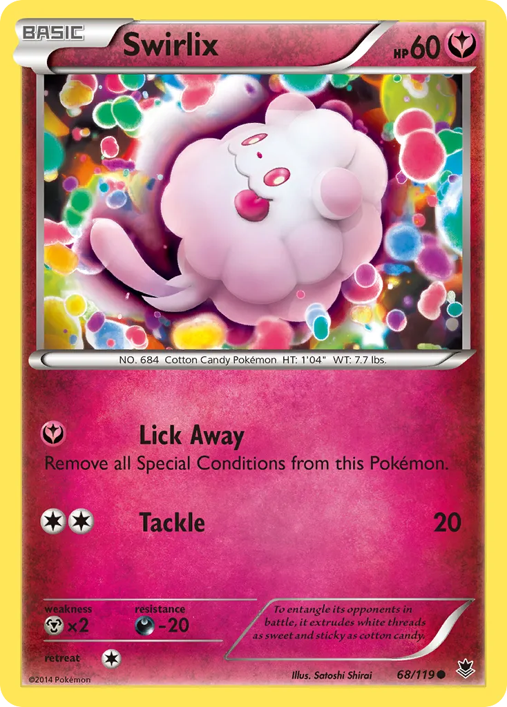 2014 Phantom Forces Swirlix Common #068/119 Common card image