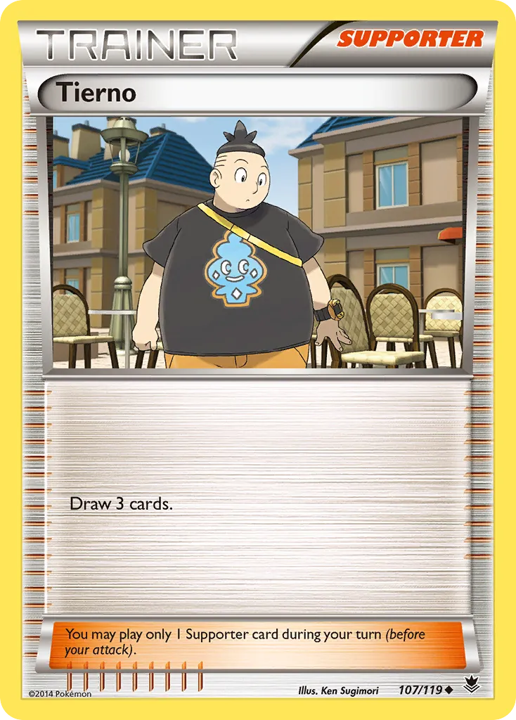 2014 Phantom Forces Tierno Uncommon #107/119 Uncommon card image