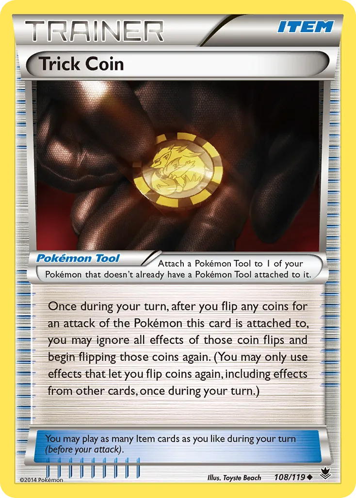 2014 Phantom Forces Trick Coin #108/119 Uncommon card image