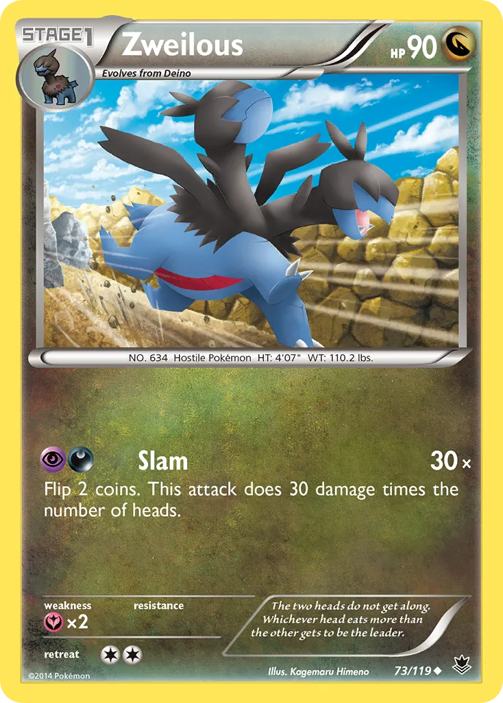 2014 Phantom Forces Zweilous #073/119 Uncommon card image