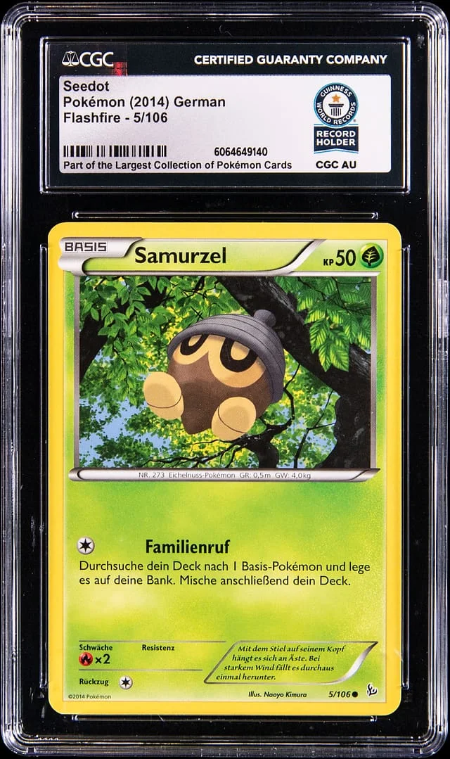 2014 Pokemon German Flashfire Seedot #5 card image