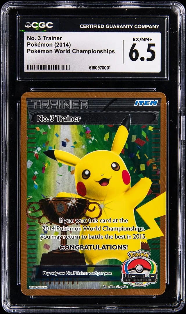 2014 Pokemon World Championships No. Trainer #3 card image