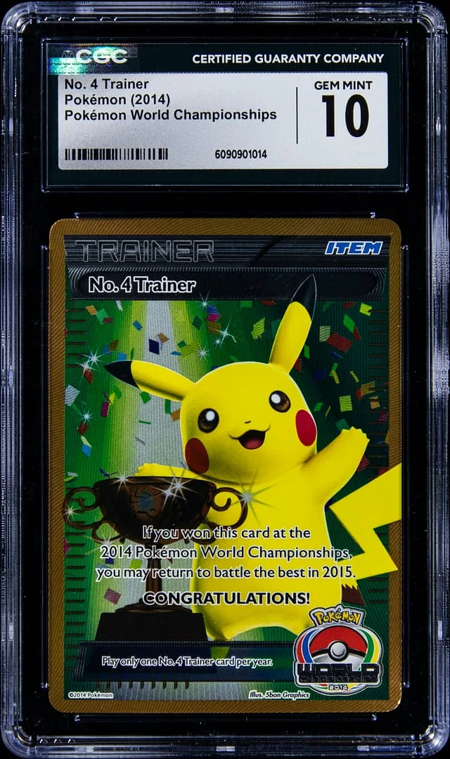 2014 Pokemon World Championships No. Trainer #4 card image