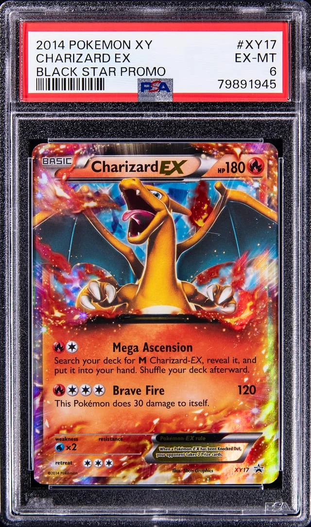 2014 Pokemon Xy Black Star Promo Charizard Ex #XY17 card image