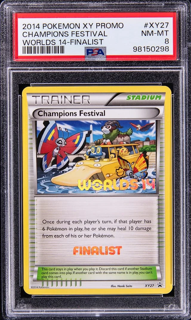 2014 Pokemon XY Promo Worlds '14 Finalist Champions Festival #XY27 card image