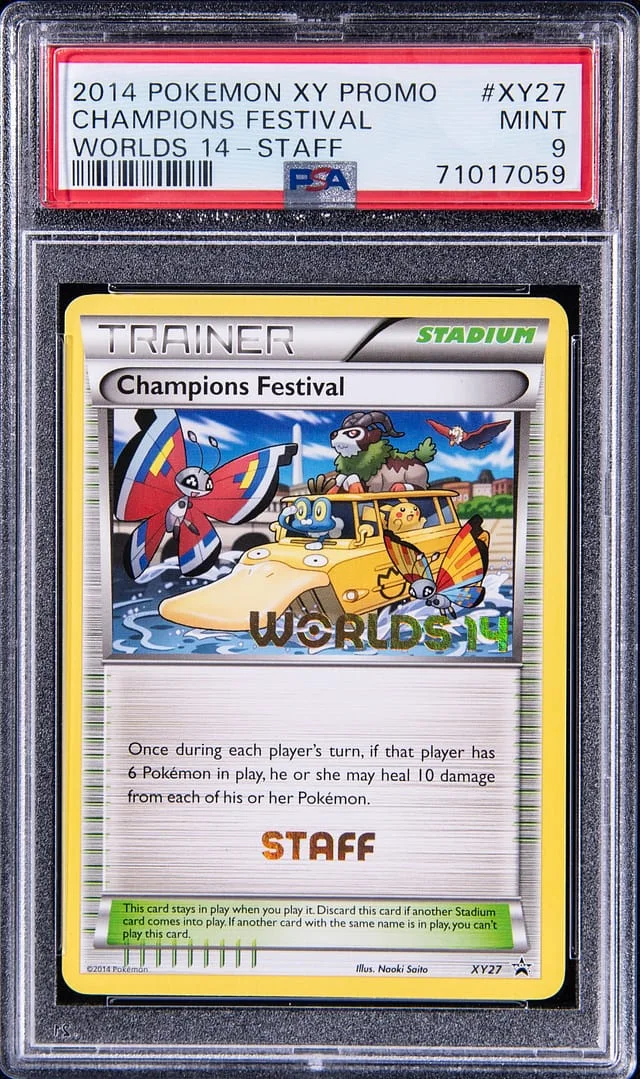 2014 Pokemon XY Promo Worlds 14 Staff Champions Festival #XY27 card image