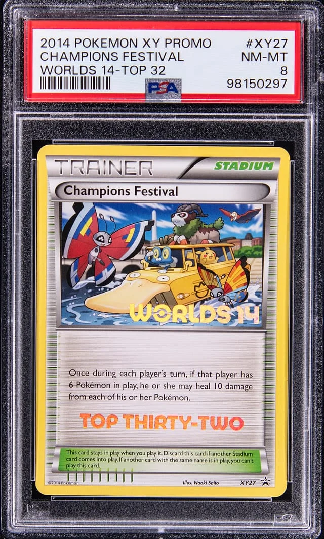 2014 Pokemon XY Promo Worlds 14 Top 32 Champions Festival #XY27 card image