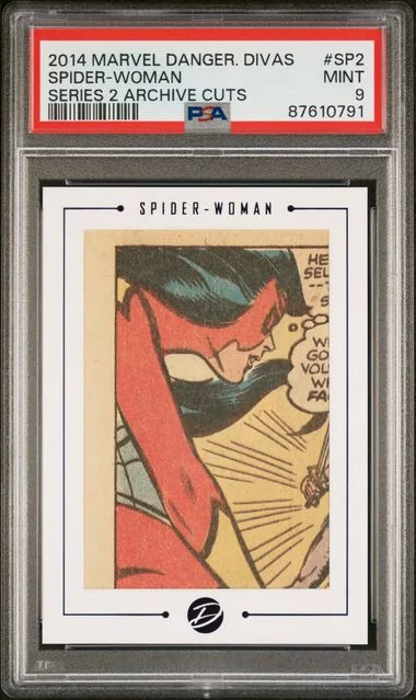 2014 Rittenhouse Archives Marvel Dangerous Divas Series Archive Cuts #SP2 Spider-Woman #2 card image