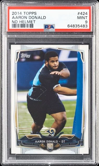 2014 Topps Aaron Donald No Helmet #424 card image