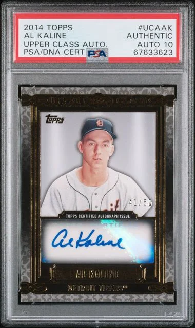 2014 Topps Al Kaline Upper Class Autographs #UCA-AK card image