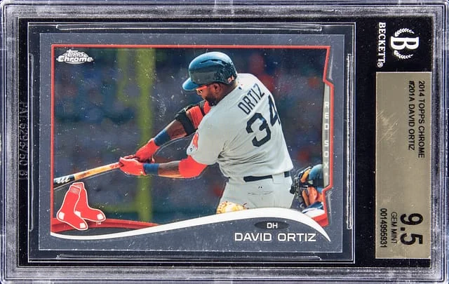 2014 Topps Chrome David Ortiz #201A card image