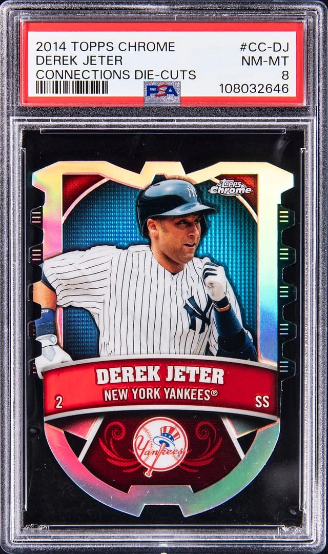 2014 Topps Chrome Derek Jeter Connections Die-Cut #CC-DJ card image