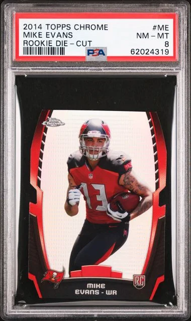 2014 Topps Chrome Die-Cut Me Mike Evans #no-number card image