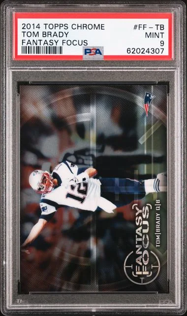 2014 Topps Chrome Fantasy Focus Ff-Tb Tom Brady #no-number card image