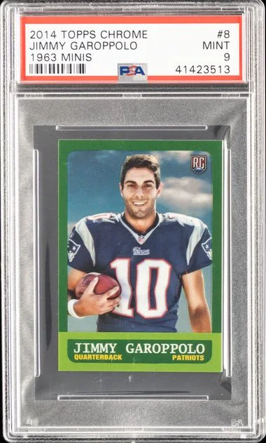 2014 Topps Chrome Jimmy Garoppolo 1963 Minis #8 card image