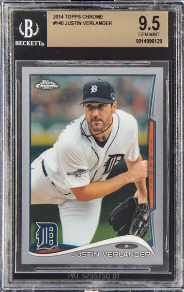 2014 Topps Chrome Justin Verlander #140 card image