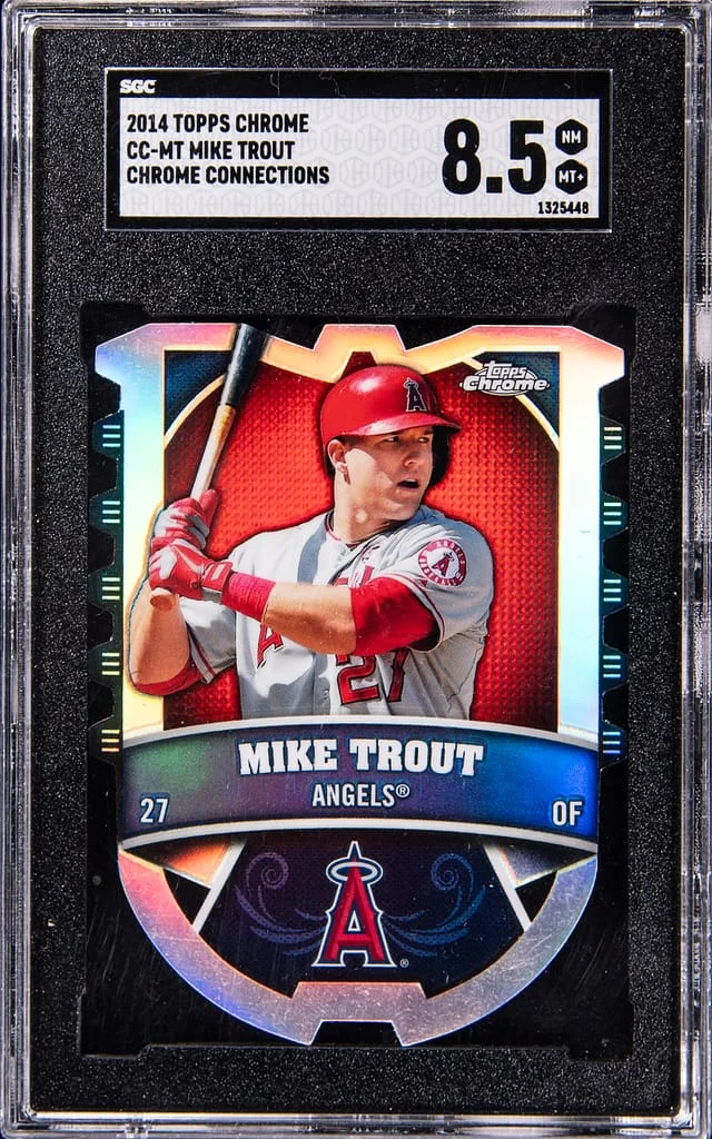 2014 Topps Chrome Mike Trout Connections #CC-MT card image