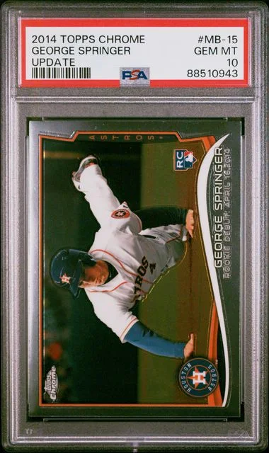 2014 Topps Chrome Update George Springer #MB-15 card image