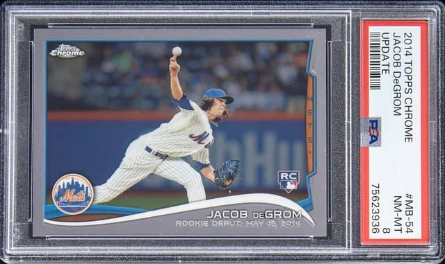 2014 Topps Chrome Update Jacob DeGrom #MB-54 card image