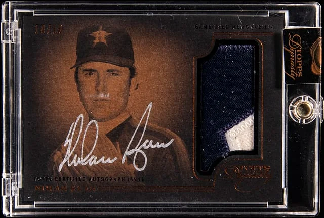 2014 Topps Dynasty Nolan Ryan Autographed Patch #AP-NR4 card image