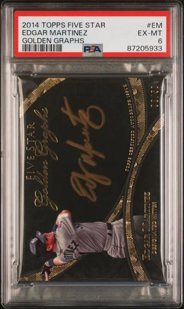 2014 Topps Edgar Martinez Five Star Golden Graphs #EM card image