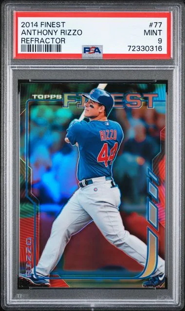 2014 Topps Finest Anthony Rizzo Refractor #77 card image